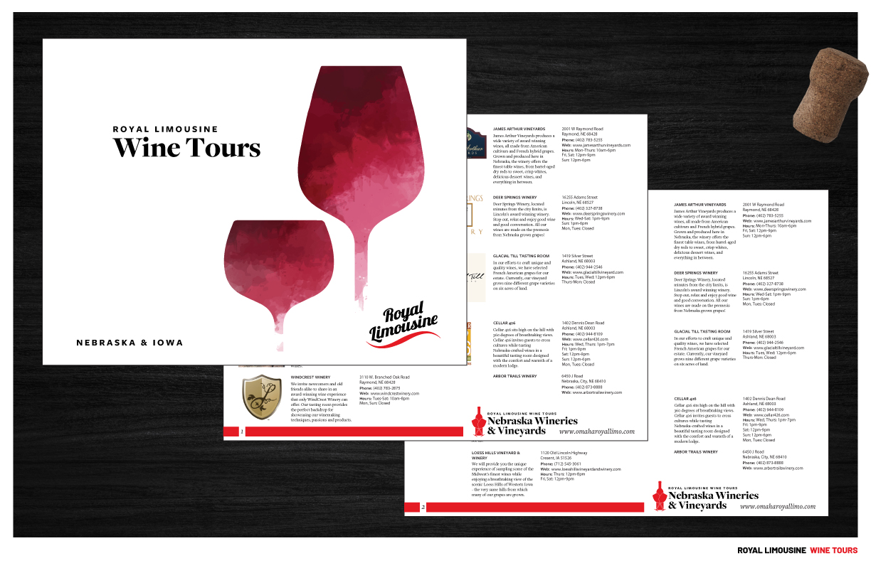 Royal Limousine Wine Tour Design