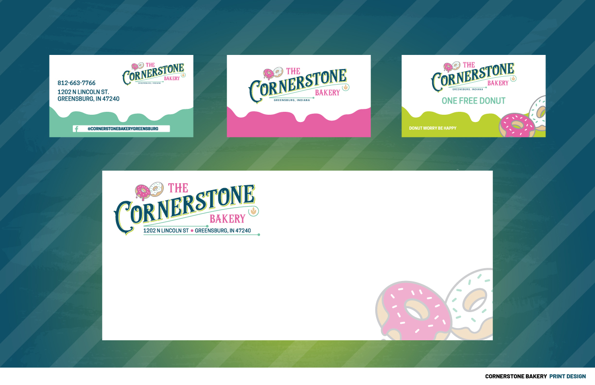 Cornerstone Bakery Print Design